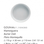 Тарелка для масла 11 см. Gourmet