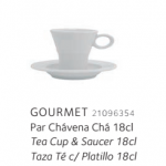 Чашка чайная с блюдцем 185 мл. Gourmet