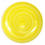 Тарелка 240 мм мелкая (желтая)
