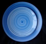 Тарелка синяя, без борта, мелкая 200 ММ