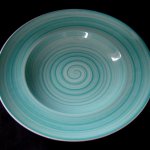 Тарелка для пасты, бирюзовая 260 мм