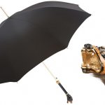 Чорна парасолька Rottweiler