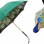 Розкішна парасолька у формі павича Pasotti