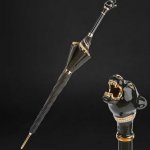 Зелена парасолька з леопардовою пантерою