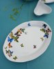 Блюдо овальное 330 см3  "Бабочки