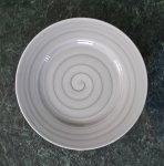 Тарелка 240 мм мелкая тренд, (Infinity серая)