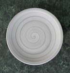 Тарелка 255 мм мелкая катя, (Infinity серая)