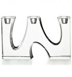 CARACTERE, хрустальный подсвечник на 3 свечи CARACTERE, хрустальный подсвечник на 3 свечи