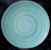 Тарелка мелкая⇨бирюзовая, без борта 240 ММ