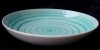 Тарелка глубокая, бирюзовая, без борта 205 ММ