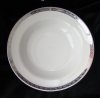 Тарелка 200 мм глубокая 230 см3  орнамент платина