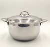 OMS KINOX Каструля 4,0 л  22 х12 см  кришка сталь