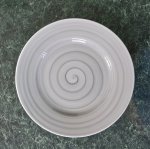 Тарелка мелкая 210 мм тренд, серая, INFINITY