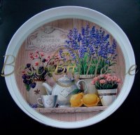 Круглый поднос 35,5 Лаванда