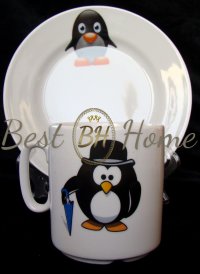 Набор посуды Пингвинчики