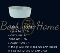 Пиала голубая 161 мм, 800 мл