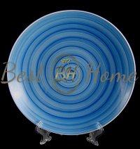 Блюдо круглое, глубокое 270 мм, синие