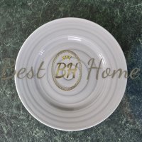 Тарелка 170 мм мелкая тренд, (Infinity серая)