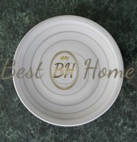 Тарелка 210 мм мелкая катя, (Infinity серая)