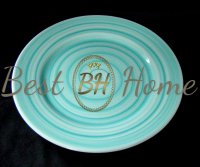 Тарелка с бортом, бирюзовая 170 ММ  INFINITY