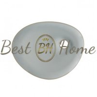 Блюдо большое серое 380 мм