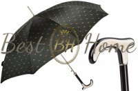 Парасолька з пейслі візерунком, та ручкою з рогу водяного буйвола